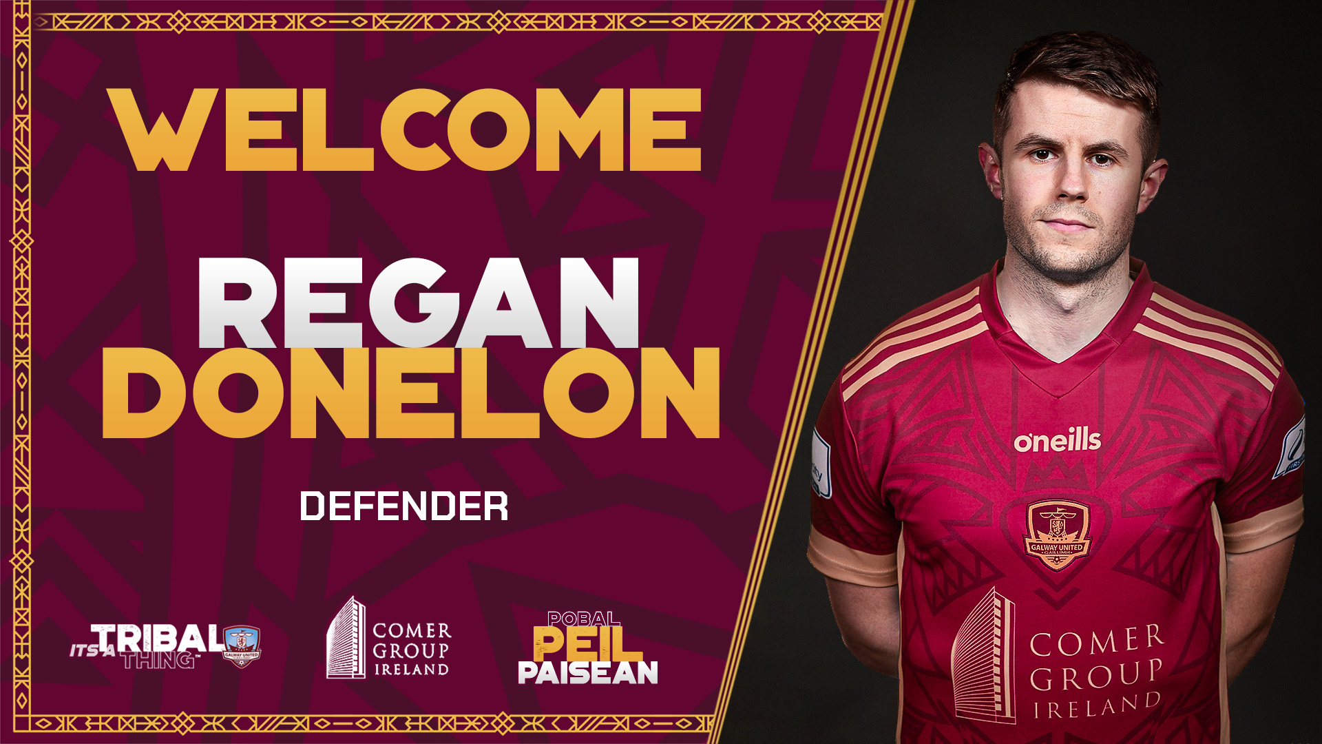 Regan Donelon signs for Galway United ahead of the 2023 season