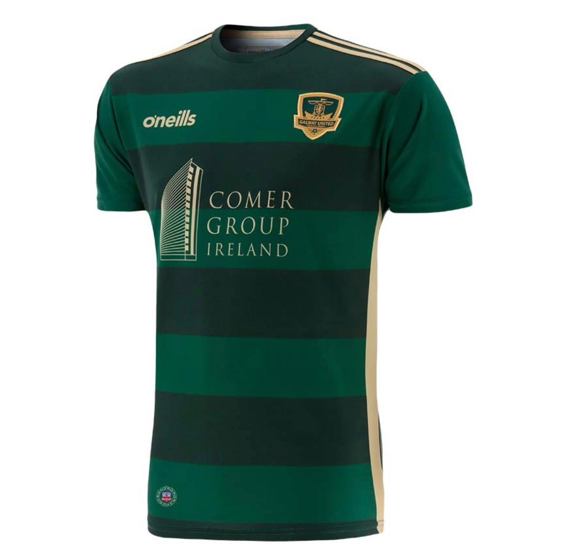 Galway United Adults Green Away Kit 2023 - Galway United