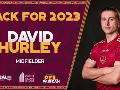 David Hurley re-signs for Galway United ahead of the 2023 season.