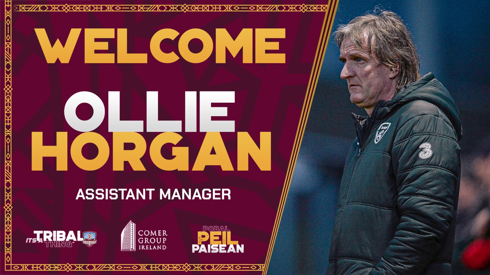 Ollie Horgan appointed men's assistant manager