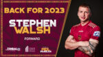 Stephen Walsh has re-signed for Galway United ahead of the 2023 season.