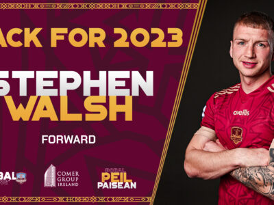 Stephen Walsh has re-signed for Galway United ahead of the 2023 season.