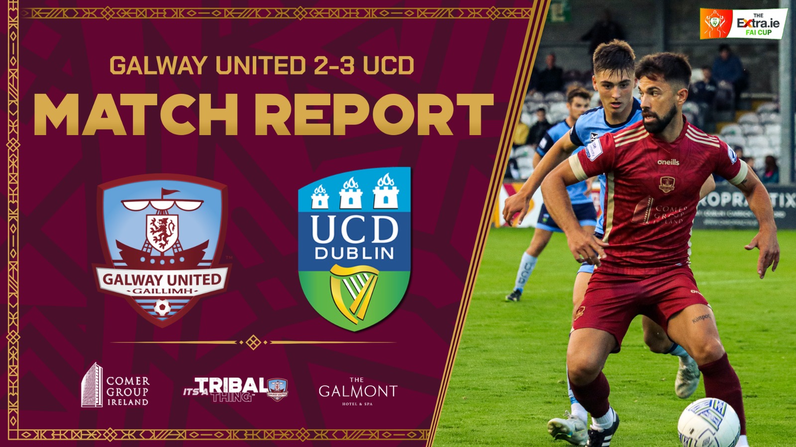 Match Report | Galway United 2-3 UCD (Extra.ie FAI Cup Second Round