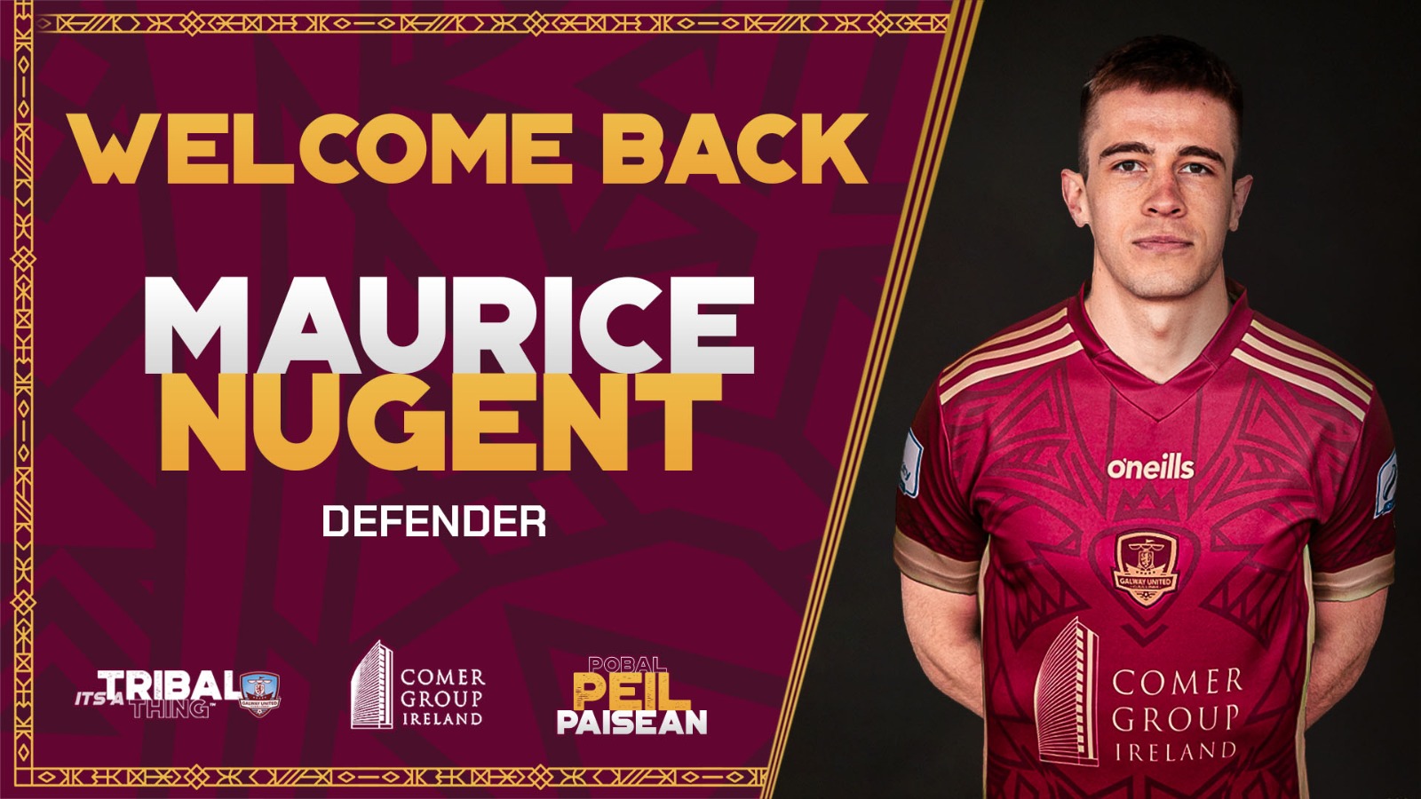 Maurice Nugent signs for 2023